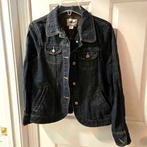 Old Navy ladies L dark denim jacket